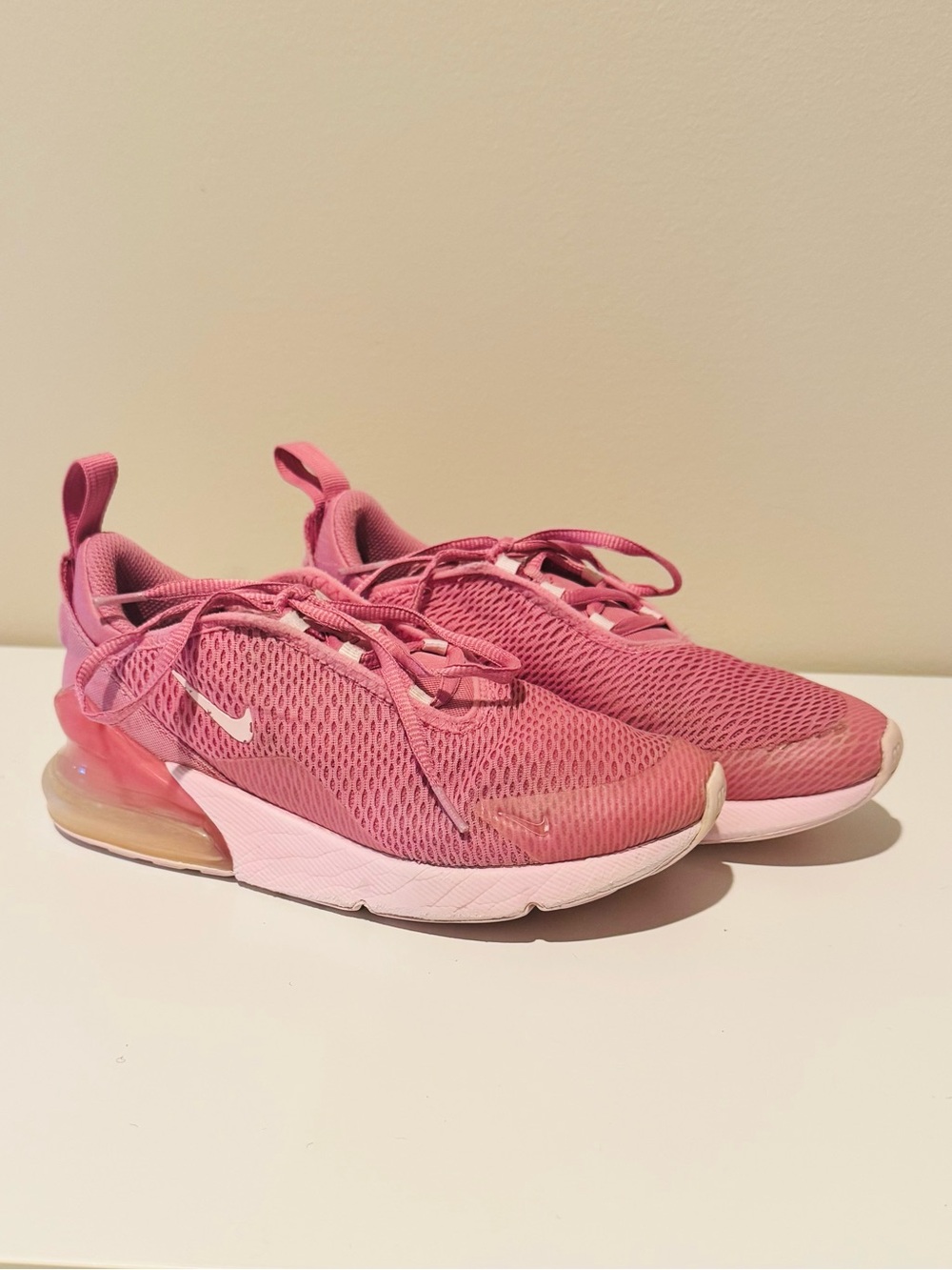 Nike Girls Air Max 270 (PS) 'Pink Foam' (Magic Flamingo/Pink Foam) Size US 3Y